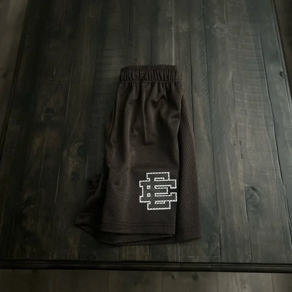 Eric Emanuel Black Athletic Shorts with Logo